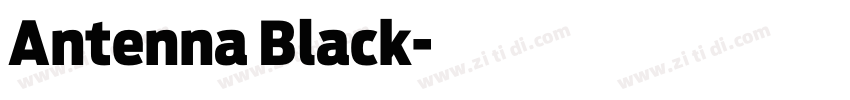 Antenna Black字体转换